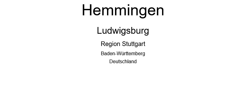 Hemmingen - Landkreis Ludwigsburg