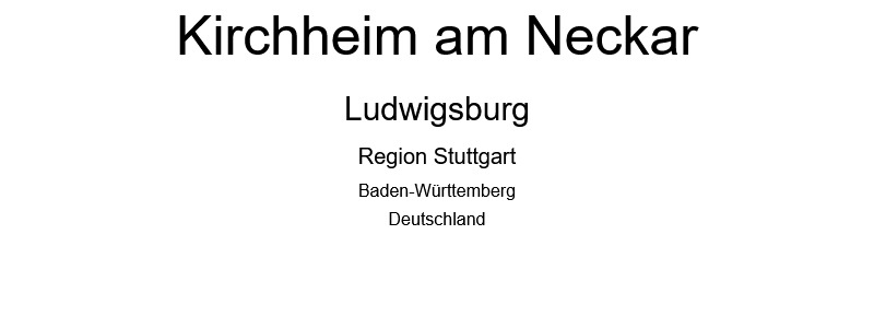 Kirchheim am Neckar  - Landkreis Ludwigsburg