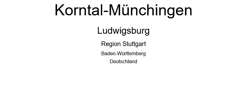 Korntal-Münchingen - Landkreis Ludwigsburg