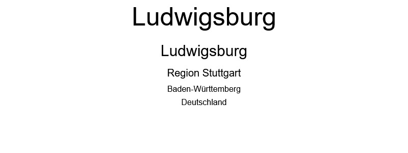 Stadt Ludwigsburg - Landkreis Ludwigsburg