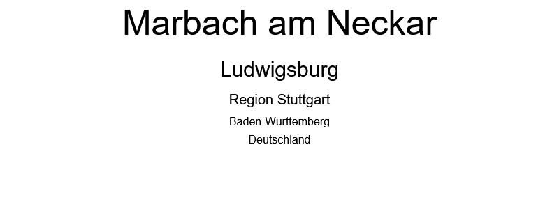 Marbach am Neckar - Landkreis Ludwigsburg