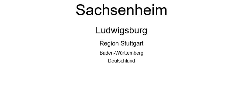 Sachsenheim - Landkreis Ludwigsburg