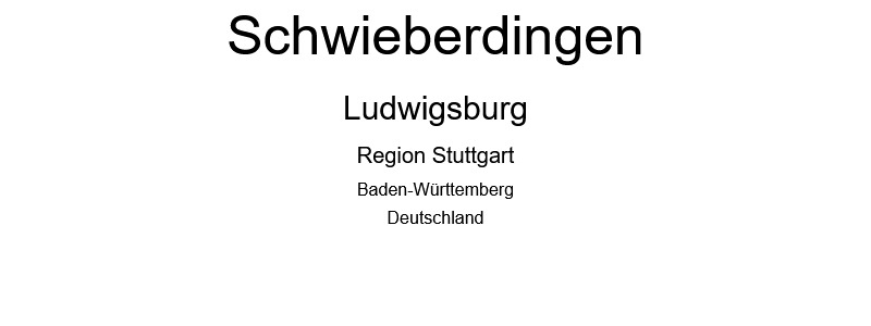 Schwieberdingen - Landkreis Ludwigsburg