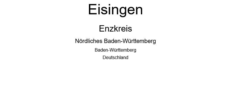 Eisingen - Enzkreis