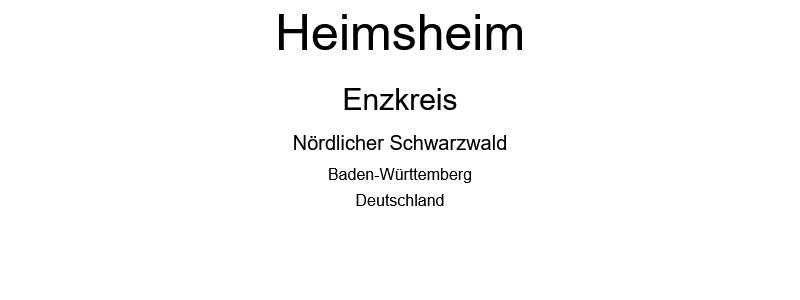 Heimsheim - Enzkreis