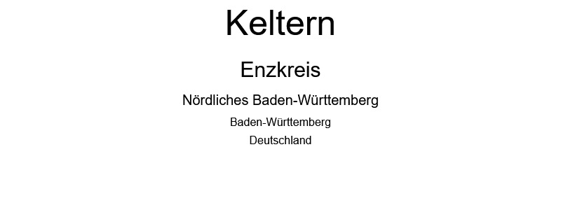 Keltern - Enzkreis