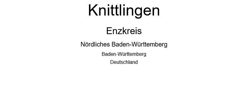 Knittlingen - Enzkreis