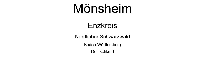 Mönsheim - Enzkreis