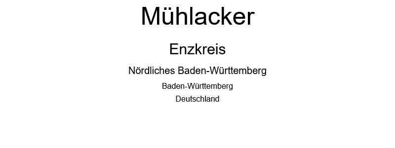 Mühlacker - Enzkreis