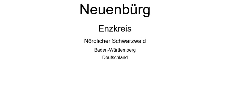 Neuenbürg - Enzkreis