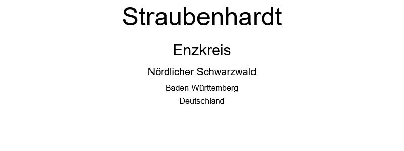Straubenhardt - Enzkreis