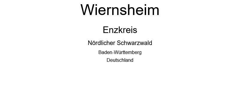 Wiernsheim - Enzkreis