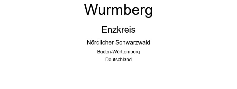 Wurmberg - Enzkreis