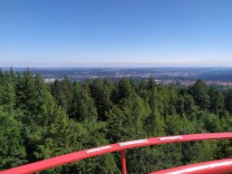 Aussicht vom Aussichtsturm Büchenbronn